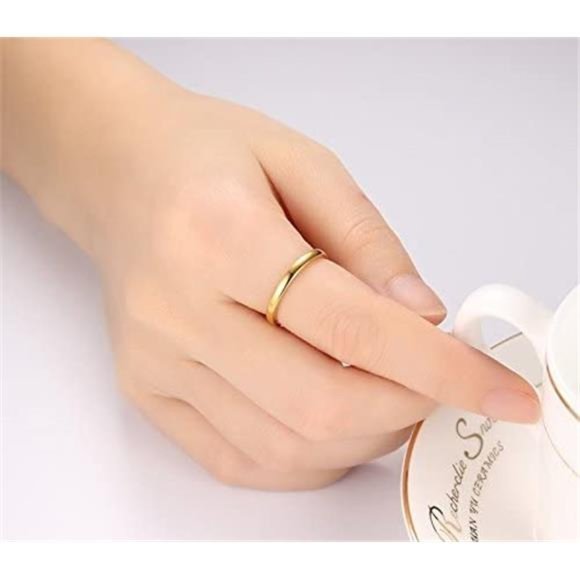 Classic 2mm Tungsten Carbide Wedding Band - Picture 1 of 2
